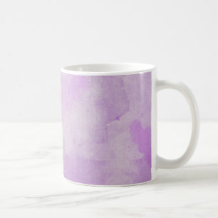 Wasserfarbe Lila Kaffeetasse