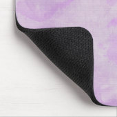 Wasserfarbe Lila Mousepad (Ecke)