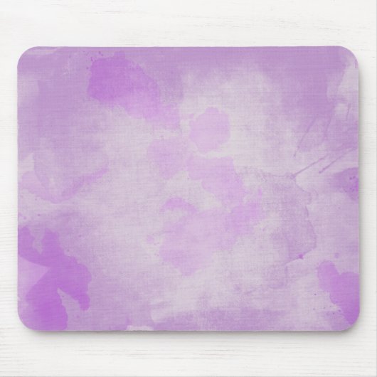Wasserfarbe Lila Mousepad (Vorne)