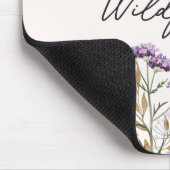 Wasserfarbe Lila Wildblume Garten Naturangebot Mousepad (Ecke)