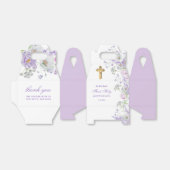 Wasserfarbe Lilac Blume Erstes Kommunionskabel Geschenkschachtel (Ungefaltet)