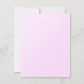 Wasserfarbe Lilac Rose Dos Probe Abendessen Einladung (Rückseite)