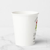 Wasserfarbe Limonade Limoncello Neues Jahr Pappbecher (Rechts)