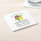 Wasserfarbe Limonade Limoncello Neues Jahr Untersetzer (angewinkelt)