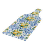 Wasserfarbe-Limonenblaue Fliesenschneidbrett Schneidebrett (Ecke)