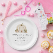 Wasserfarbe Little Pumpkin Baby Duschpapier Pappteller (Party)