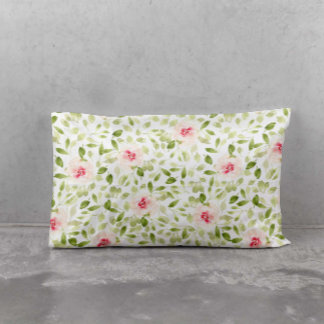 Wasserfarbe locker ausdrucksstarker Sommer blumenr Kissenbezug