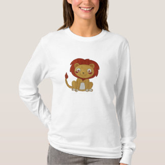 Wasserfarbe-Löwe T-Shirt