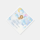 Wasserfarbe Löwendschungel Tierjunge Dusche Serviette (Ecke)