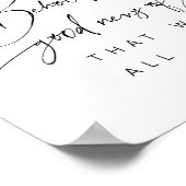 Wasserfarbe Luke 2:10 Weihnachtspostel Poster (Ecke)