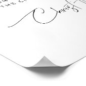 Wasserfarbe Luke 2:11 Weihnachtsbibel Vers Poster (Ecke)