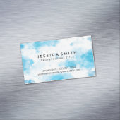 Wasserfarbe Magnetische Visitenkarte (Beispiel)