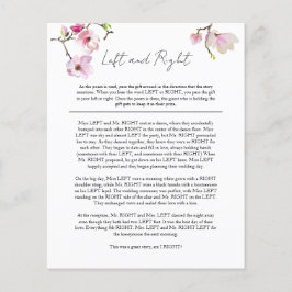 Wasserfarbe Magnolia Verlassen und Rechte Bridal S Flyer