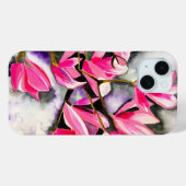 Wasserfarbe Magnolie Rosa Case-Mate iPhone Hülle (Rückseite (Horizontal))