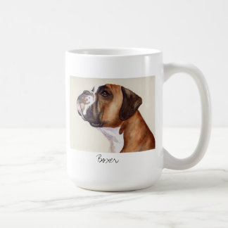 Wasserfarbe-Malerei einer Boxer-HundeTasse Kaffeetasse