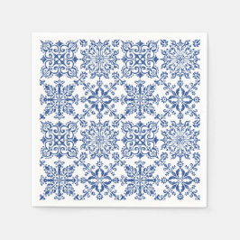 Wasserfarbe Mandala Azure harter Kunststoff Unters Serviette