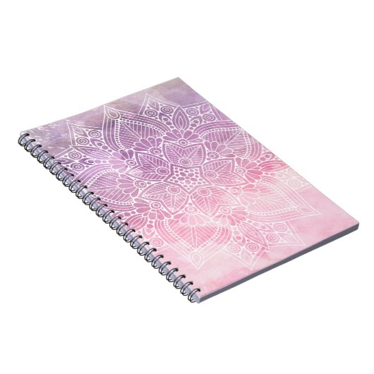Wasserfarbe Mandala Holistische Heilung & Spiritua Notizblock (Rechte Seite)