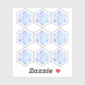 Wasserfarbe Mandala Metaphysische Spirituelle Yoga Aufkleber (Blatt)