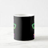 Wasserfarbe Mardi Gras Face Face Fasching Maskenfe Kaffeetasse (Mittel)