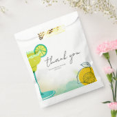 Wasserfarbe Margarita Limon Tequila Brautparty Geschenktütchen (Versiegelt)