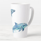 Wasserfarbe Meeresleben Milchtasse (Rechte Ecke)