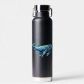 Wasserfarbe Meeresleben Trinkflasche (Vorne)