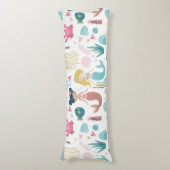 Wasserfarbe Meerjungfrau / Mädchen / Zimmer / Deko Seitenschläferkissen (Vorderseite Vertikal)