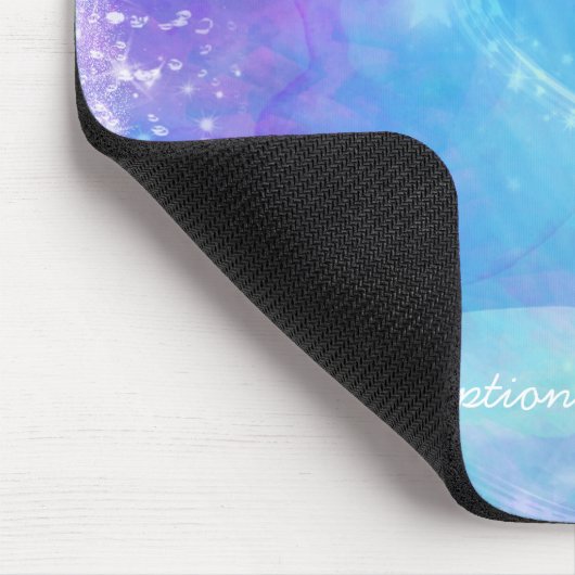 Wasserfarbe Meerjungfrau Schwanz Fantasie Verzaube Mousepad (Ecke)