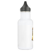 Wasserfarbe Meerkat In einem handgezeichneten Rahm Trinkflasche (Links)