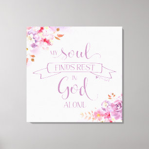 Wasserfarbe Mein Soul Finds Erholung, S 62:1 Leinwanddruck