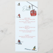 Wasserfarbe Menükarte (Vorderseite)