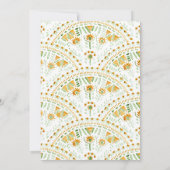 Wasserfarbe Mexiko Hacienda Kirche Hochzeit Einladung (Rückseite)