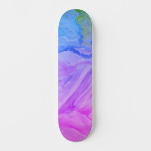 Wasserfarbe Miami Filter Skateboard