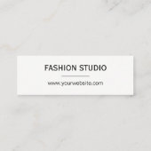 Wasserfarbe Mini Visitenkarte (Rückseite)