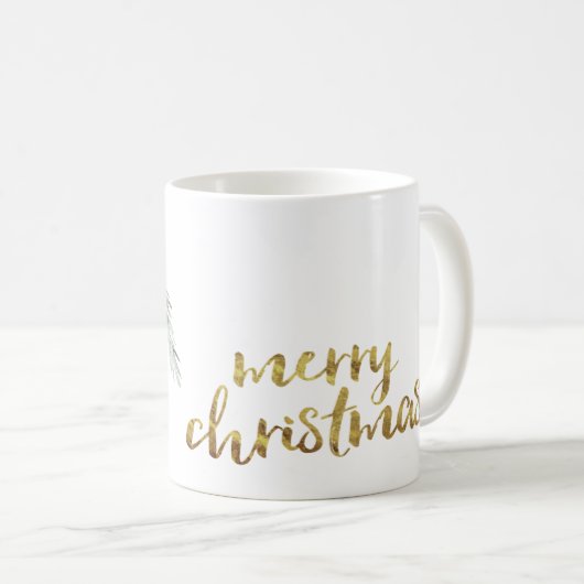 Wasserfarbe Mistletoe Kaffeetasse (VorderseiteRechts)