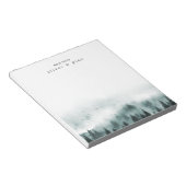 Wasserfarbe Misty Mountain Notizblock (angewinkelt)