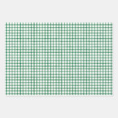 Wasserfarbe Misty Pine Weihnachtsbaumwald Geschenkpapier Set (Vorderseite 3)