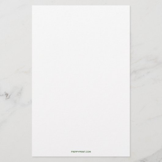 Wasserfarbe Mit Monogramm Weinstöcke Briefpapier (Rückseite)