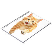 WASSERFARBE MIT ORANGE TABBY CAT NOTIZBLOCK (Linke Seite)