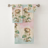 Wasserfarbe mit Rose Buds Badhandtuch Set (Insitu)
