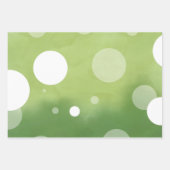 Wasserfarbe mit weißen Flecken 1 Papiertücher Geschenkpapier Set (Vorderseite 3)