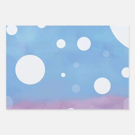 Wasserfarbe mit weißen Flecken 1 Papiertücher Geschenkpapier Set (Vorderseite 2)