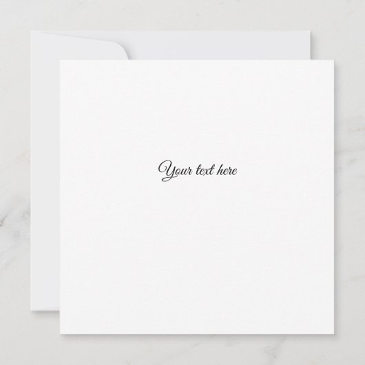 Wasserfarbe Mitteilungskarte (Rückseite)