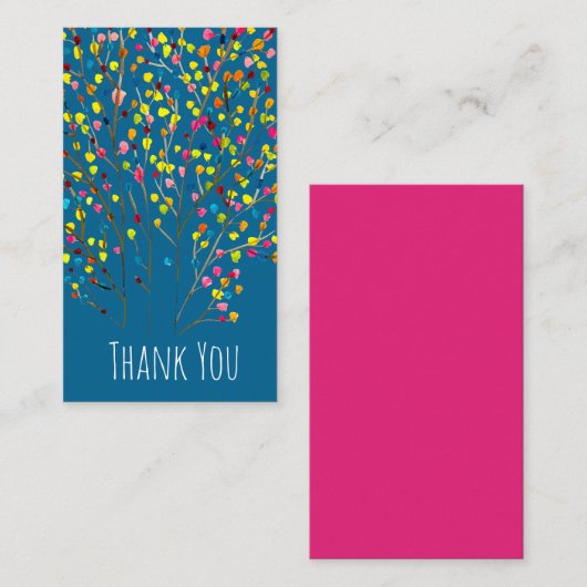 Wasserfarbe Mitteilungskarte (Vorne/Hinten)