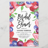 Wasserfarbe Mix Berries Sommer Brautparty (Vorderseite)