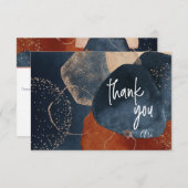 Wasserfarbe Moderne Abstrakte Mitzvah DANKE (Vorne/Hinten)