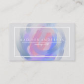 Wasserfarbe Moderne, einfache und klassische Beaut Visitenkarte (Vorderseite)