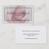 Wasserfarbe Moderne, einfache und klassische Schön Visitenkarte (Vorne/Hinten)