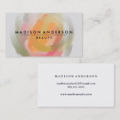 Wasserfarbe Moderne, einfache und klassische Schön Visitenkarte (Vorne/Hinten)