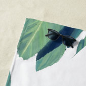 Wasserfarbe Moderne tropische Marmelade & Sommerur Strandtuch (Beispiel)